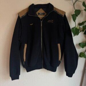 SunCruz Whistler Polartec Fleece Jacket Black & Brown | Made in Canada | Size M